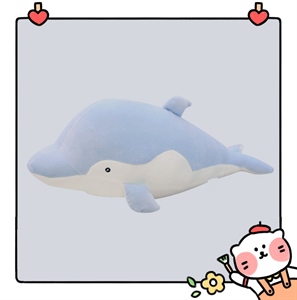 海豚抱枕,毛绒玩具动物类毛绒,鑫亚玩具