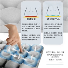布联盟（杰佛特） 3D立体冷感减压气囊坐垫