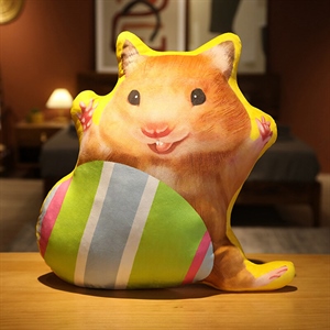 跨境新款猫老师抱枕