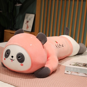 水果熊猫趴枕,抱枕靠垫毛绒抱枕,旺达玩具