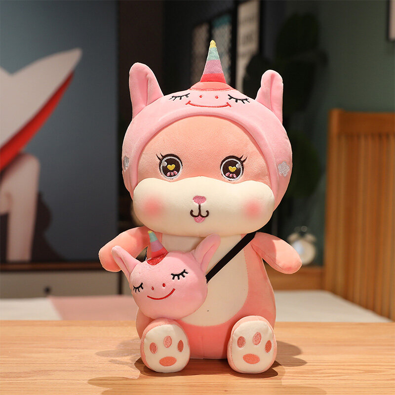 萌兔变身公仔，熊宝宝工艺品