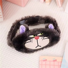 团子猫玩具 路西法猫猫化妆包手拎包眼罩