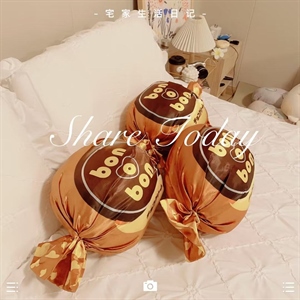 巧克力糖果抱枕