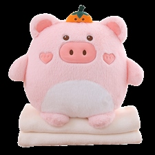 金诺玩具 “猪”事顺利抱枕毯