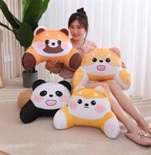 舒尔玩具新 小熊猫猫狗腰靠