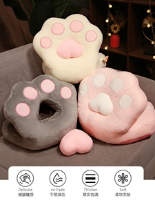 DS-00046冰丝猫爪午睡枕