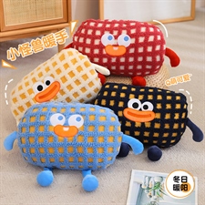 漫有趣毛绒玩具 小怪兽暖手