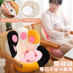 猫爪加热包围坐垫
