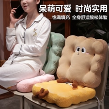 卡通单片坐垫,毛绒玩具综合类毛绒,卖萌熊