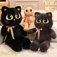 猫咪公仔,毛绒玩具综合类毛绒,香草伊人