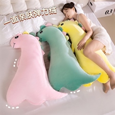 豆豆绒恐龙抱枕,毛绒玩具综合类毛绒,艾莎玩具