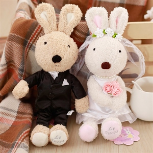 SG811砂糖兔新款婚纱婚庆婚庆兔,毛绒玩具动物类毛绒,砂糖兔Le Sucre