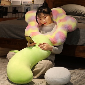 情人节花抱枕