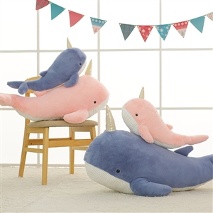 眠眠独角鲸,毛绒玩具综合类毛绒,伊童卡工艺品