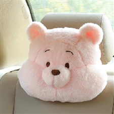 粉色维尼熊 车枕